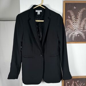 Black H&M Single Breasted Blazer (8)
